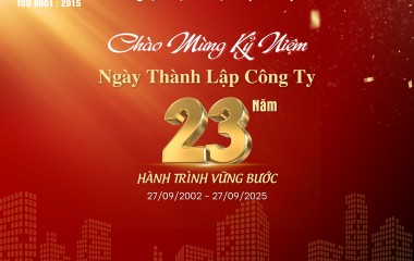 HATECH., JSC – 23 NĂM HÀNH TRÌNH VỮNG BƯỚC 